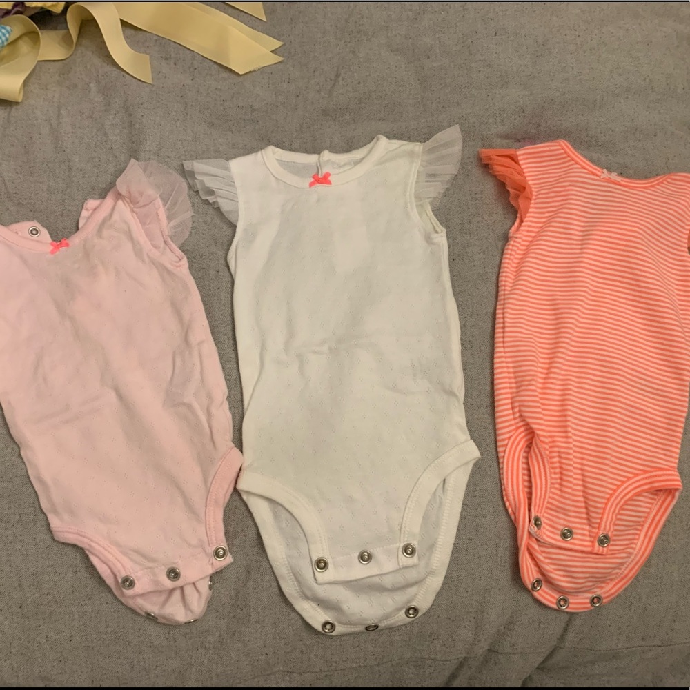 3 onesie’s from Carters